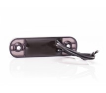 Küljetuli LED 12/24v punane tumeda klaasiga12-LED 84x25x11mm