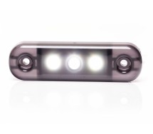 Küljetuli LED 12/24v valge tumeda klaasiga 3-LED 84x25x11mm