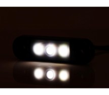 Küljetuli LED 12/24v valge tumeda klaasiga 3-LED 84x25x11mm