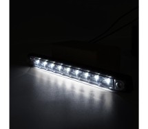Ld997 "graphite" küljetuli LED pikk valge tumeda klaasiga 254x24mm 12/24v 9led
