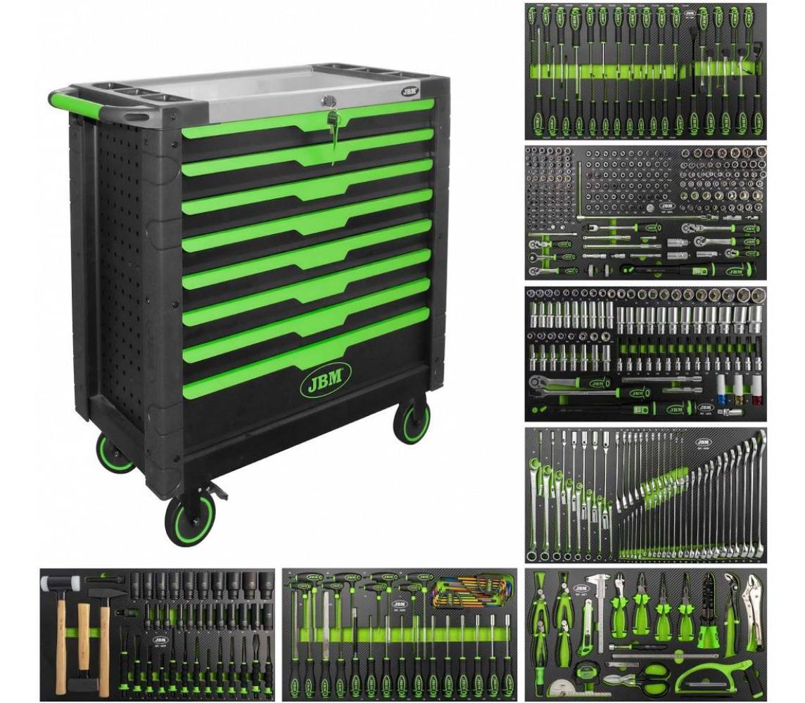 468-os. tööriistakäru tööriistadega "expert". inox. xxl. perfo JBM*