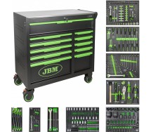 331-os. tööriistakäru/laud tööriistadega. inox. perfo JBM*