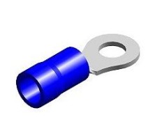 Juhtmeotsik avaga/silmusklemm sinine ø8.4mm blister 10tk m+