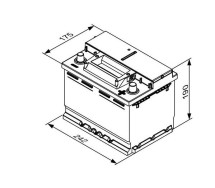 Bosch EFB S4 E05 60Ah 640A 242x175x190-+