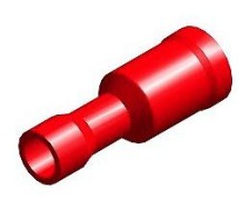 Juhmeotsik ümar "ema" punane ø3.9mm 100tk m+