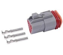 Pistikupesa deutsch dt 3-pin blister 1tk m+