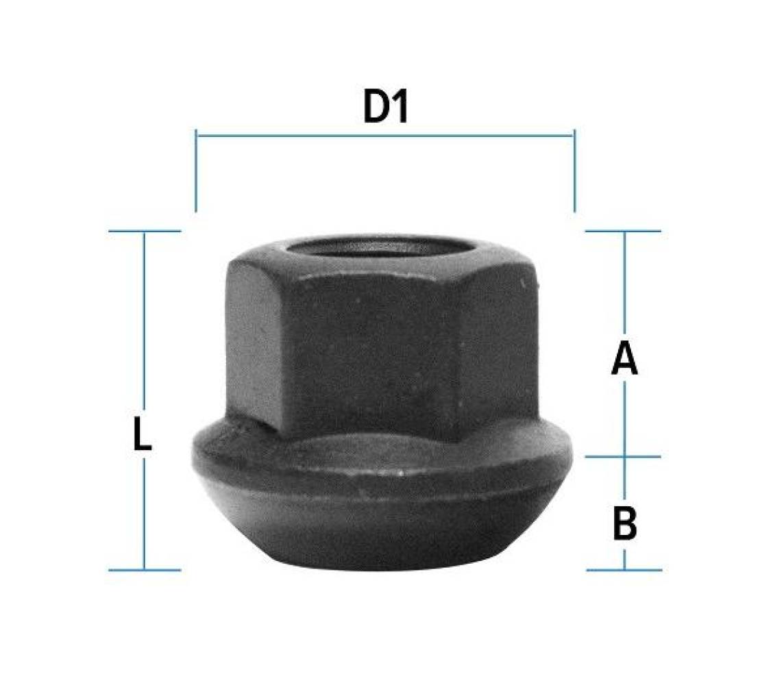Mutter pkm12x1.50/20/19/ (pall. r13. av. p20. ch19)
