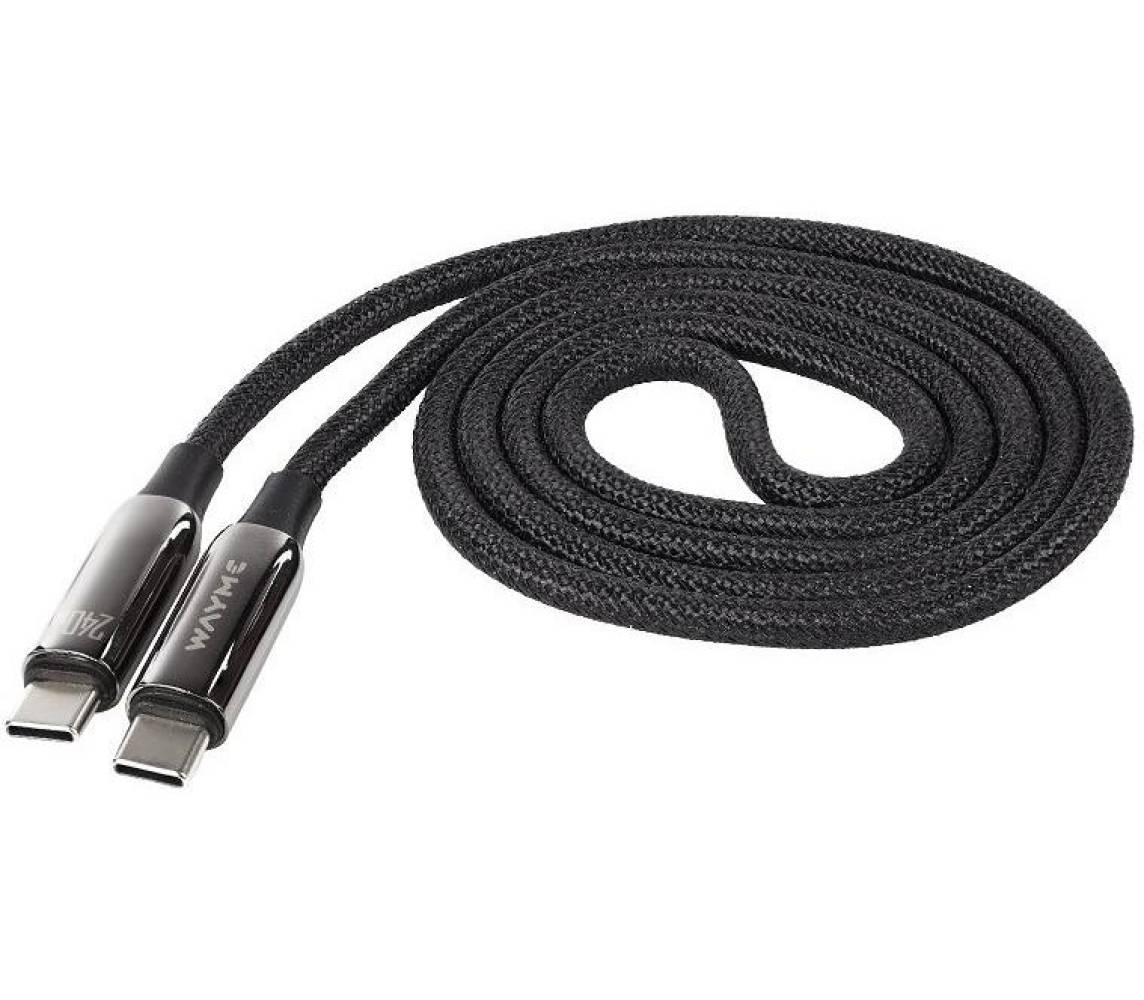 Laadimisjuhe põimitud USB-c-USB-c max 240w 100cm Wayme
