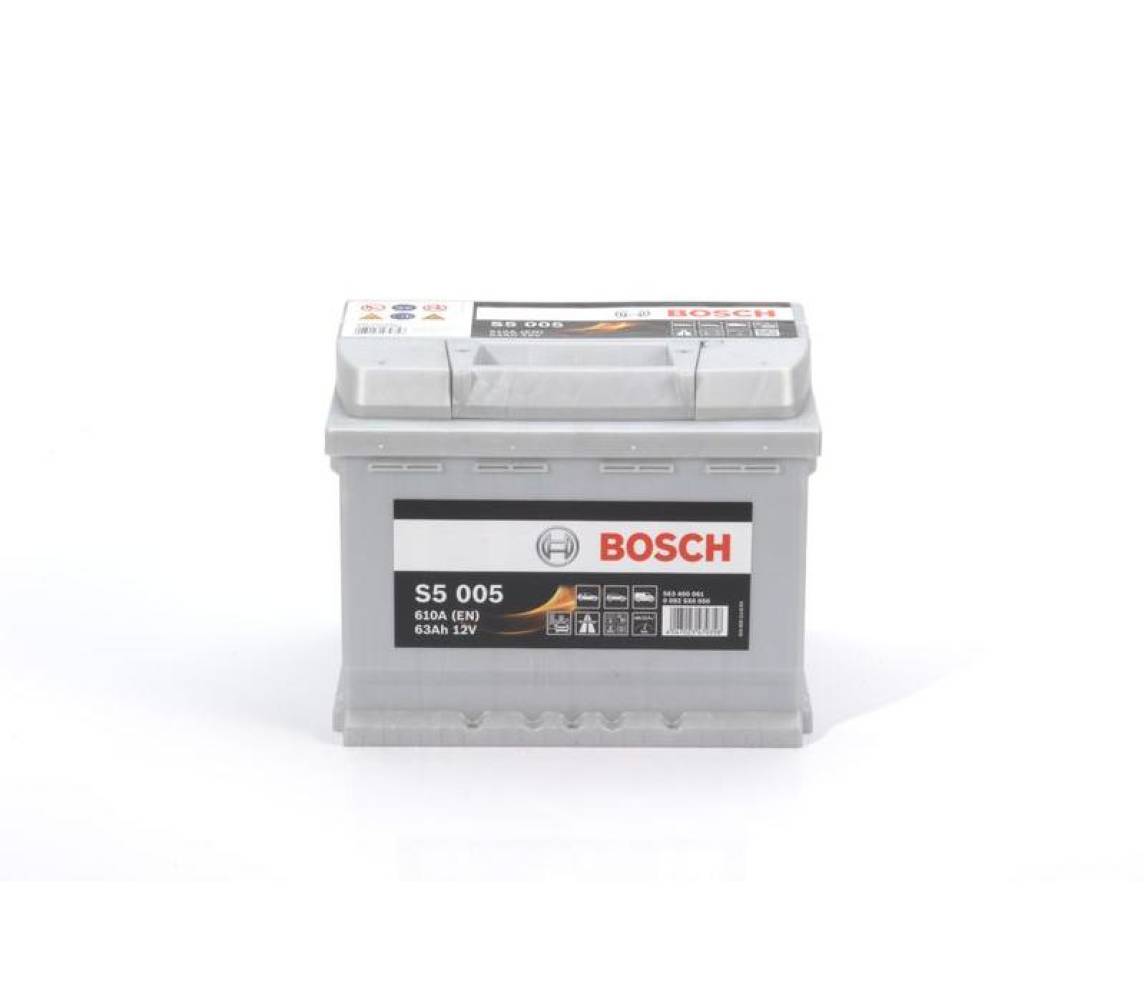 Bosch S5 005 63Ah 610A 242x175x190 -+