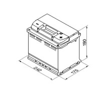 Bosch S5 005 63Ah 610A 242x175x190 -+