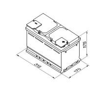 Bosch S5 010 85Ah 800A 315x175x175 -+