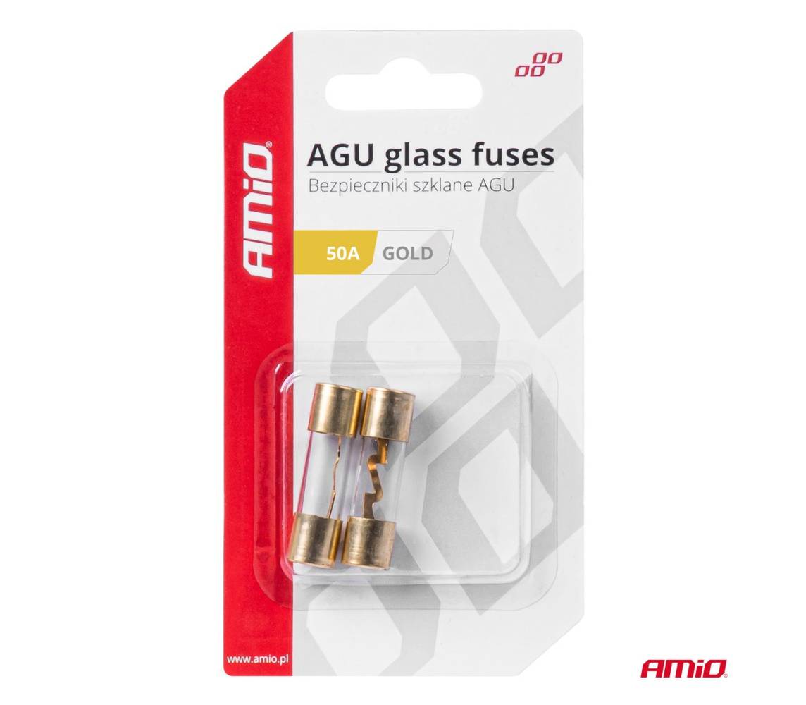 Предохранитель AGU 2 шт. 10.3×38.1 мм