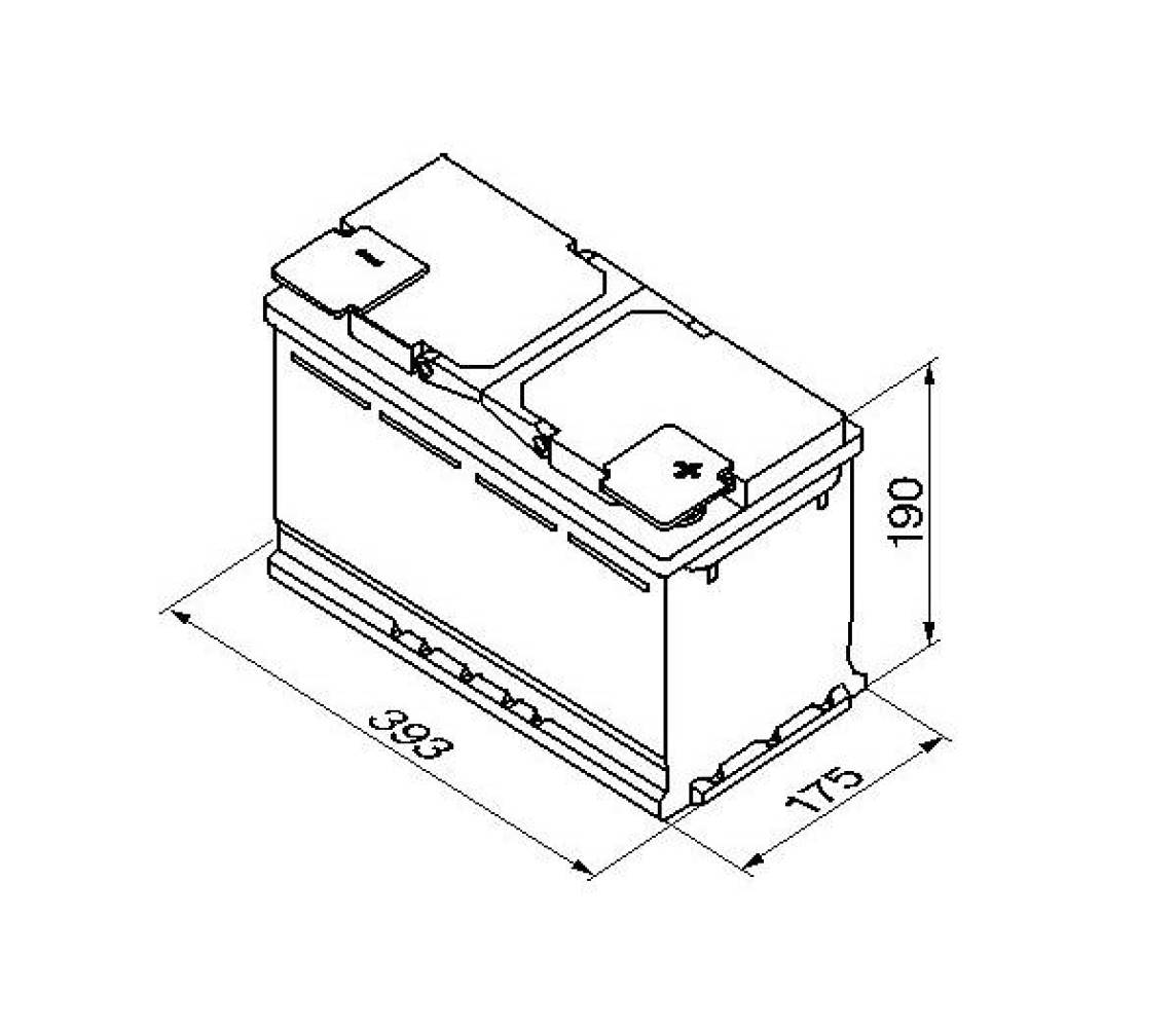 Bosch S5 015 110Ah 920A 393x175x190 -+