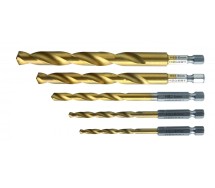 HSS metall puuride komplekt:4.5.6.8.10mm