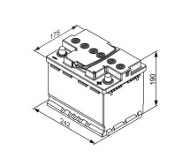 Bosch AGM S5 A05 60Ah 680A 242x175x190-+