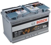 Bosch AGM S5 A11 80Ah 800A 315x175x190-+