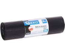Prügikotid hdpe (prügikott) 380l/10tk must Geko