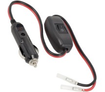 Sigaretisüütaja pesa pikendusjuhe 50cm. 5a lülitiga 12/24v Carmotion