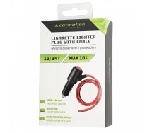 Sigareti süütaja pistik lüliti ja juhtmega 130cm Carmotion