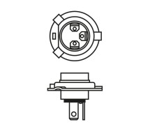 Bosch H4 12V 60/55W Gigalight 120% 1tk