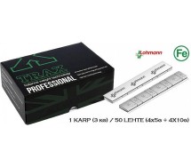 Liimitav tasakaal 4.0mm. karp 50x60g (4x5g+4x10g) fe. hall pulberv. lohmann/trax