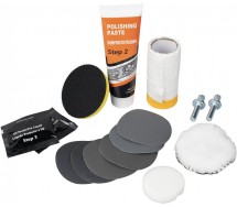 JBM Headlight Restoration Kit — комплект для восстановления фар (аксессуары + паста)
