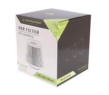 Koonusfilter must 155x130x120mm + adapterid 60/63/70mm Carmotion