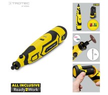 Mini akuotslihvija pmts 12v + 51-os. tarvikute komplekt Trotec