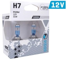 12v h7 pirn 55w px26d limitless white +120% 2tk Vision