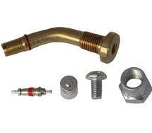 Tpms ventiil veoauto terasveljele (5701) v3-22-1 ava 9.7mm. nurk 45. l=28+28mm