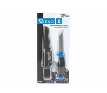 Pussnuga roostevaba 215/105mm kummist käepide Geko