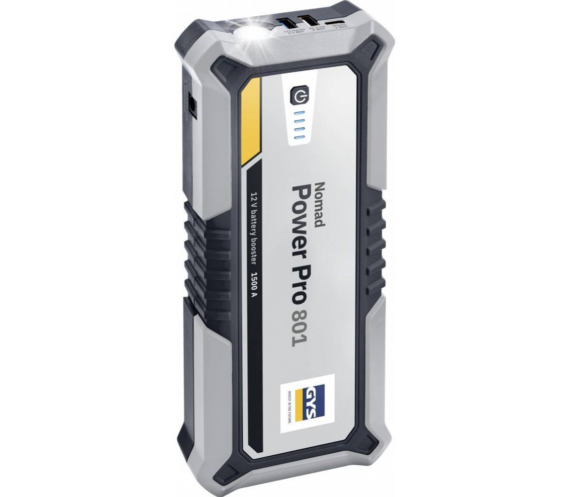Käivitusabi-akupank 12v 850/1500a lithium nomad power pro 801 gys