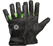 518-9 sünteetiline nahk-polüester. fliis talve töökindad Tegera