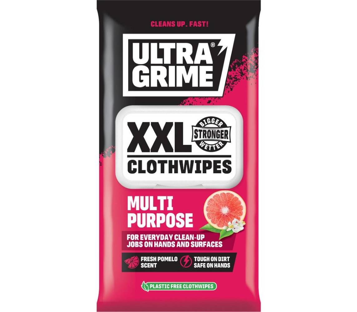 Ultragrime xxl multi purpose pomelo universaalsed puhastuslapid 40tk/pakk