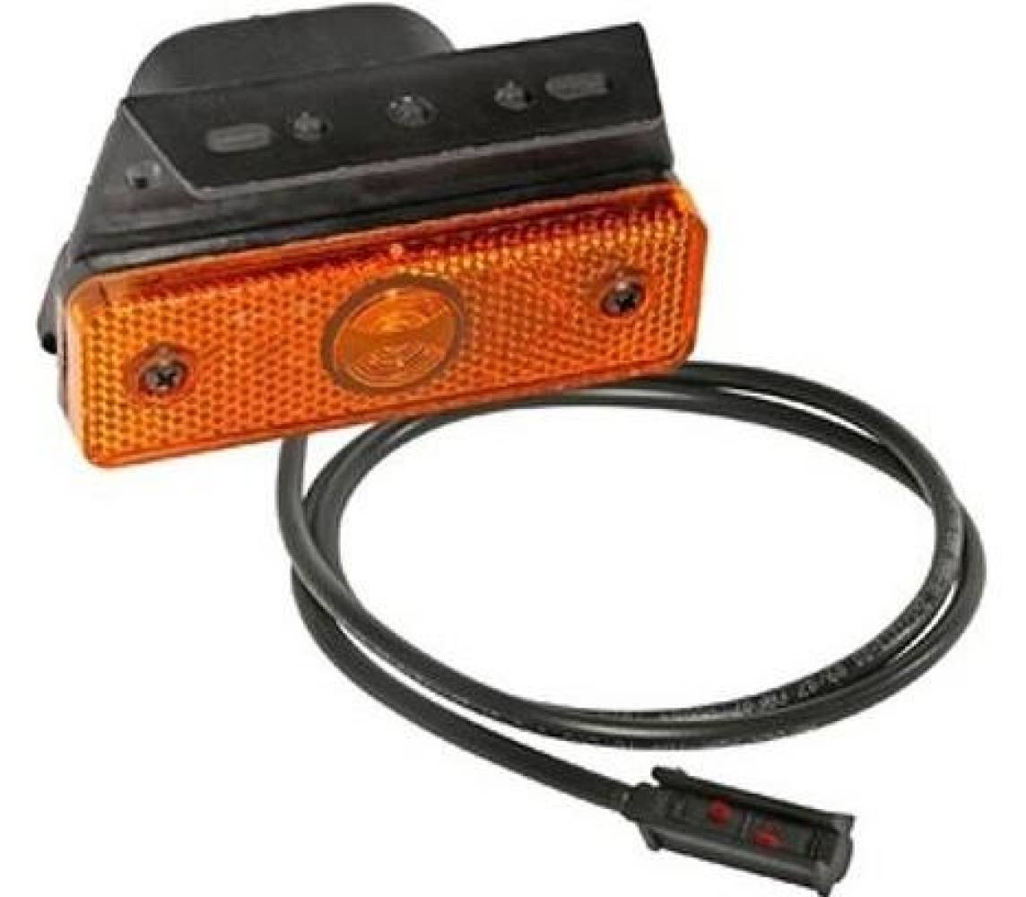 Küljetuli LED kollane Schmitz sidepoint aspöck.12/24v 0.5m kaabel 95x55x74.3mm
