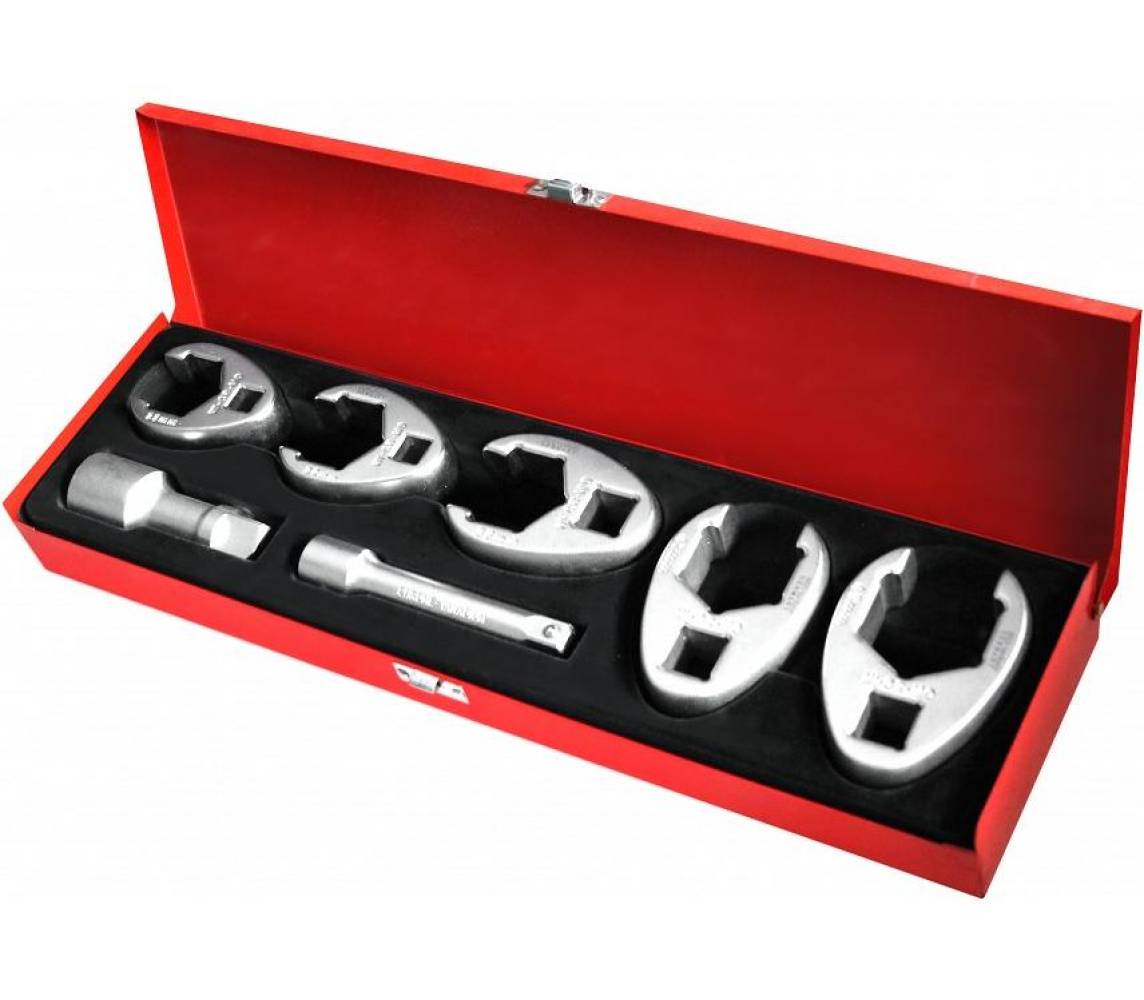 7-os. avatud silmusvõtmete komplekt 33-46mm Triumf