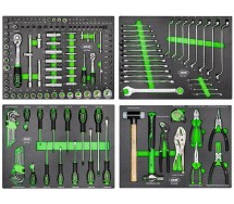 172-os. 4x1/1 moodulite stardikomplekt põhitööriistad pu-paneelis JBM*