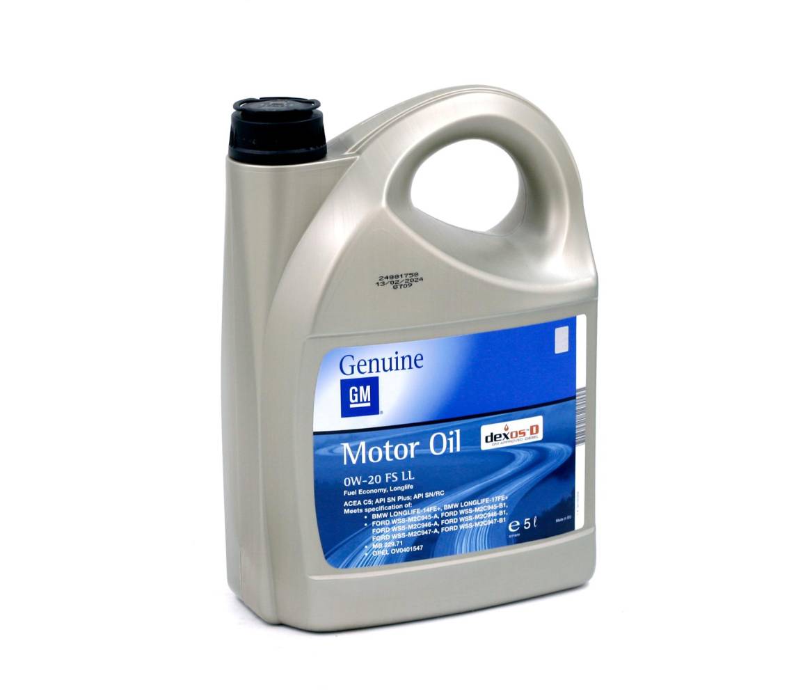 Mootoriõli 0W20 DexosD GM OV0401547 5L