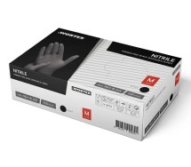 Нитриловые перчатки Wortex M без пудры, 100 шт