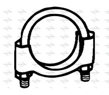 Хомут для глушителя 60mm M8