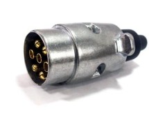 Розетка прицепа 7-контактная, алюминиевый корпус