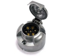 Розетка прицепа 7-контактная, алюминиевый корпус