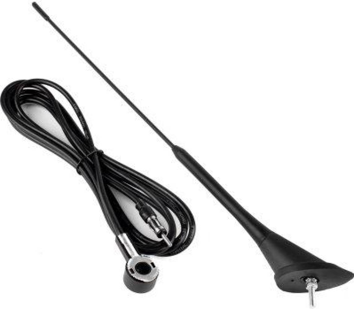 Antenn 40cm, must,3m juhe, M5mm
