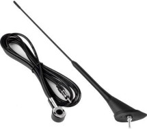 Antenn 40cm, must,3m juhe, M5mm