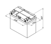 Bosch S4 021 45Ah 330A 238x129x227 -+