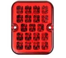 Tagumine 4-nurk udutuli 100x81mm 19 LED