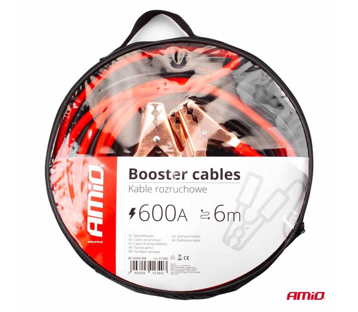 Käivitusjuhtmed 600A 6m 10 mm2