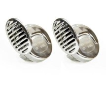 Хромированные сигналы, комплект 2 шт., 12 В