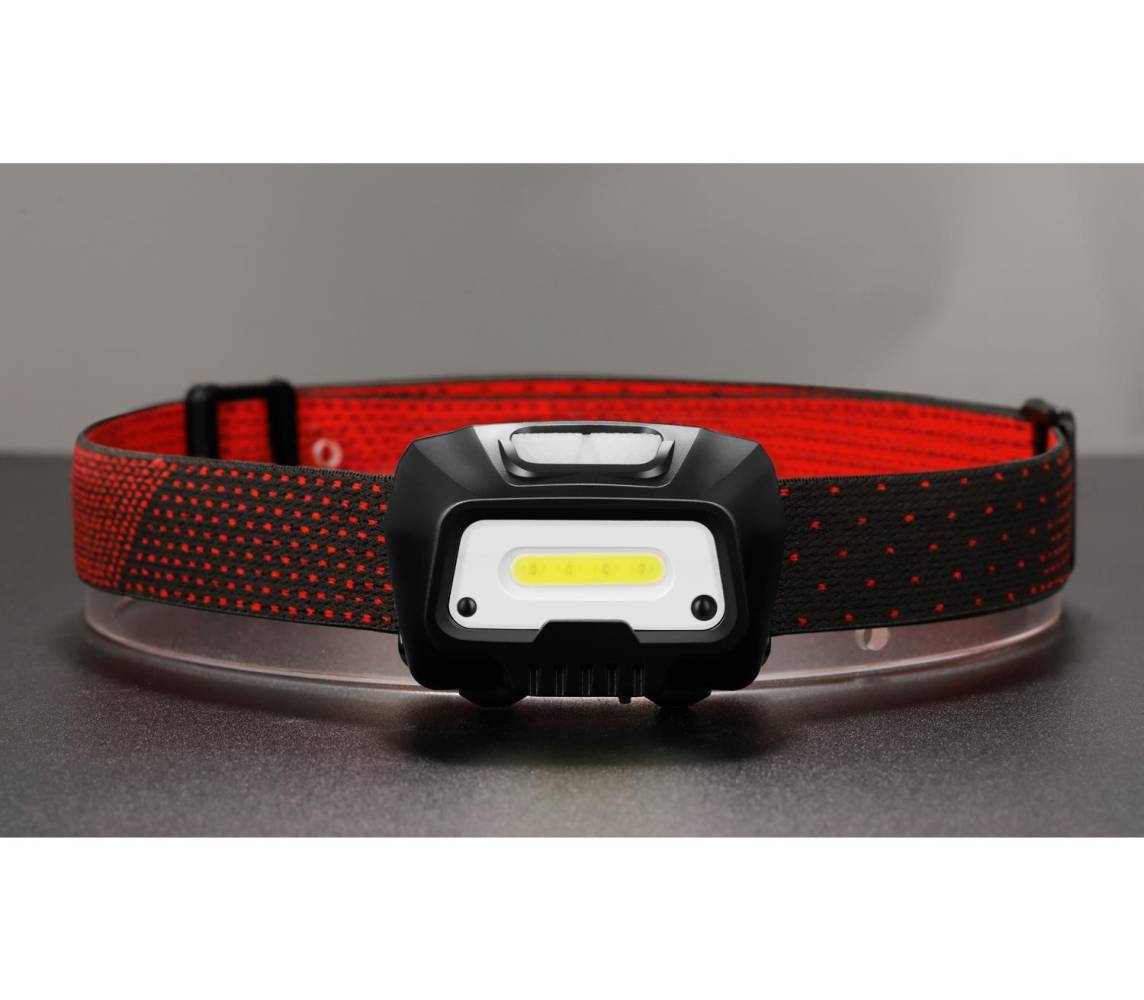 Перезаряжаемый налобный фонарь с датчиком движения