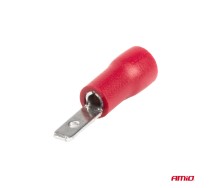 Разъемы штекерные изолированные (папа) 10шт., 3,8mm 0.5-1.5mm2, красный